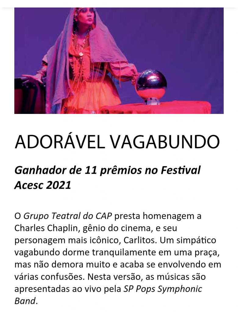 Revista Paulistano - Divulgação Adorável vagabundo