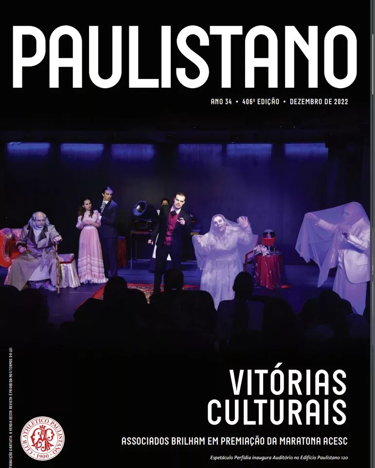 Grupo Teatral do CAP é capa da Revista Paulistano