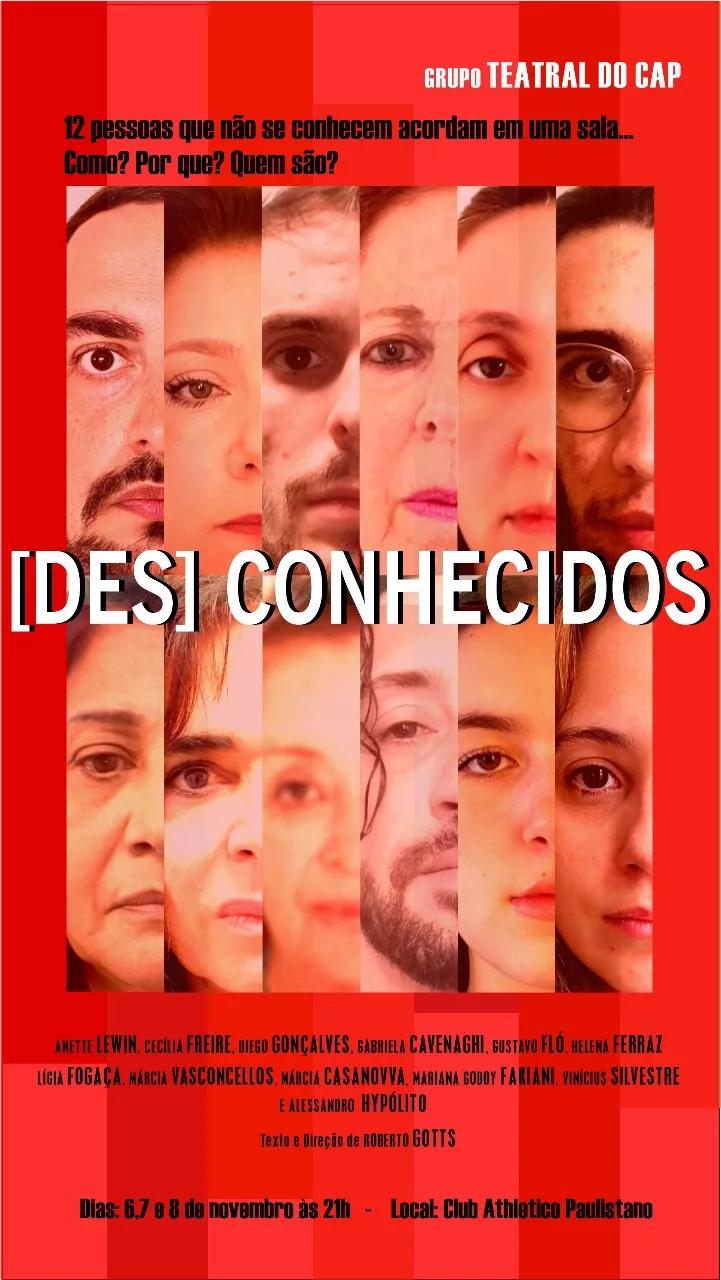 [DES] CONHECIDOS – 6, 7 e 8 de novembro às 21h